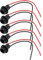 Be In Your Mind 5pcs Ampoule Support de Douille T10 168 194 Support d'ampoule Voiture Ampoule Douille Extension Connecteur pour Voiture Vélo Camion Remorque Bateau DC 12V