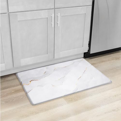 2LB Depot rutschfest Küchenteppich - PVC Abwischbar Anti Ermüdungsmatte Küchenläufer Schaum-Stehmatten - Gepolstert Wasserdicht, Ergonomisch, Komfortmatte für Küche, Boden, Büro, Waschbecken