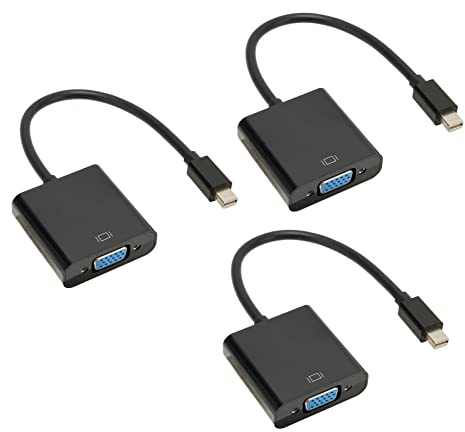 Hosie Mini DP to VGA Adapter, Convenient Mini DP to VGA Converter for Monitors
