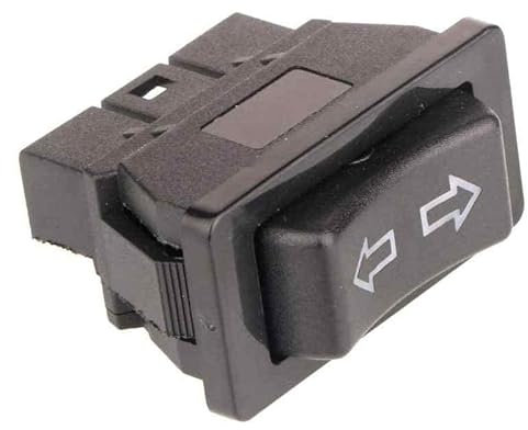 AUTOZOCO Interruptor universal Elevalunas Eléctrico, Interruptor de ventana eléctrica, Interruptor de control de ventana eléctrica, 5pin, DPDT, Voltaje nominal DC12V 24V, Corriente nominal 10 A