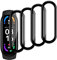 Ydiciv 4 Pack Protector de Pantalla para Xiaomi Mi Band 6, 3D Curved Cobertura Completa, HD Transparente TPU Protector