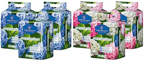 Floragard Endless Summer Hortensienerde blau 3x20 L • zum Pflanzen und Umtopfen • 60 L & Endless Summer Hortensienerde rosa/weiß 3x20 L • zum Pflanzen und Umtopfen