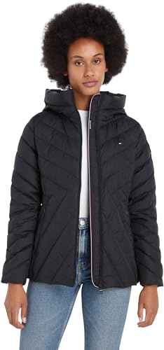 Tommy Hilfiger Donna Giacca Piumino Down Jacket con Cappuccio
