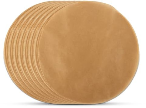 WOPPLXY 200 Feuilles Papier Cuisson, Ø30cm Papier Sulfurisé, Antiadhésives Papier Sulfurisé en Feuilles pour la Cuisson, la Cuisine, la Vapeur