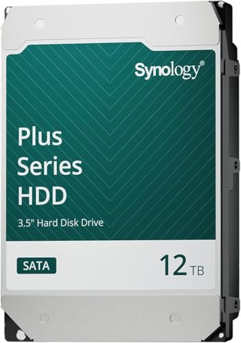 Synology HAT3310-12T Disque dur SATA 7200 tr/min/NAS 12 To 8,9 cm (1,2 million d'heures)