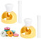 Donut Moule, 2 Ensembles Donut Gâteau Moule Plastique De Gâteau De Beignet De Fabricant De Coupeur De Beignet Desserts Pain Cutter Mold Cuisine Outil Pour la Cuisson De Gâteau