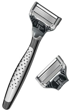 Harry's Original Craft Edition Men's Razor, Includes Weighted Handle and 2 Razor Blade Refills