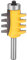 Finger Pull Router Bit, 8mm Shank Finger Joint Router Bit Reversible Finger Glue Joint Router Bit Woodworking Milling Cutter Tool for Making Door Box Cabinet Shelve