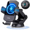 Wireless Car Charger, 15W Fast Charging Car Phone Holder Wireless Charger with Auto Clamping Air Vent Car Phone Mount for iPhone 16/15 Pro Max/14/13/12, Galaxy S24 Ultra/S23/S22, Pixel