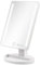Girmi BE04 Specchio per Trucco con Luce LED, Ricaricabile tramite USB, Inclinazione 180°, Base per trucchi, Bianco