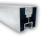 Aluprofil 40x40 Nut 8/10 | Länge: 1600 mm | Alu Solarprofil | Solarschiene | Photovoltaik | Montageschiene | Systemprofil | Solaranlage | Montageprofil 40x40 mm PV | Aluminiumprofil |