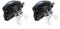 Goorvoucs 2X Scuba Diving 2. Stufe Atemregler Professionelle Unterwasser Scuba Dive Octopus Tauchregler AusrüStung ZubehöR-Schwarz