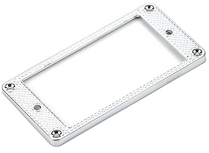 NOLOWY Capot de micro pour guitare électrique - Cadre inférieur Humbucker - Montage en alliage - Pièces décoratives