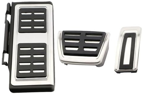 Auto Bremspedal Für VW Für Passat B8 B9 Für Limited Für Edition Für Variante VIII 2015-2023 Auto Edelstahl Auto Pedal Pedale Abdeckung Auto Pedale(3 piece AT With Rest)