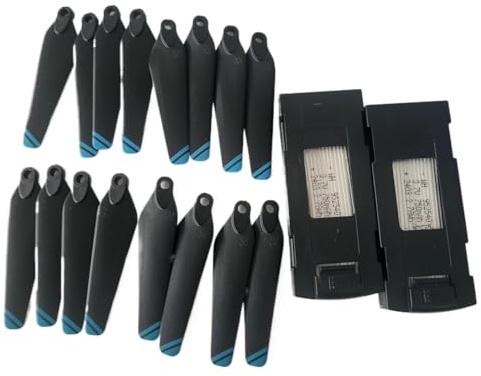 QWCOZSY For X6PRO RC Drone Kit X6 PRO Battery 3.7V 750mAh Lipo and Propeller Maple Leaf Blade