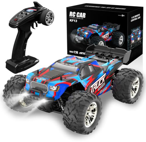 40 KM/H Ferngesteuertes Auto für Erwachsene,1:16 Schnell RC Auto Ferngesteuert Monstertruck, 4WD Auto Ferngesteuert Monster Truck RC Car für Jungen ab 6+ 10 Jahre