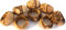 Bethlehem Olivenholz Serviette Ringe – Set von 8 (Ring ist 4,6 cm im Durchmesser und 2,3 cm hoch)