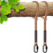 SELEWARE Schaukel Befestigung Balken, Hängematte Hängesessel Schaukel Aufhängung (Hält 454kg), Aufhängung Befestigungsset für Outdoor-Spielplatz, Schaukeln, Hängematte, Yoga (2 Stück, 3,6m)