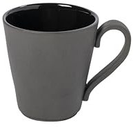 Costa Nova Lagoa Eco Gres Mugs with Handle Black Set of 6