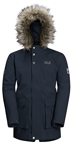 Jack Wolfskin Wind- und wasserdichter 3-in-1-Parka mit warmer Fleece-Innenjacke, night blue, 104