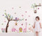 Runtoo Wandtattoo Dschungel Wandsticker Affe Elefant Baum Waldtiere Wandaufkleber Kinderzimmer Babyzimmer