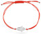 Hamsa Hand Fatima Sterling Silber 925 Armband Armreif Kabbalah Spirituelle Charm Verstellbares