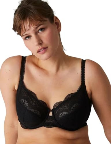 Simone Pérèle Bügel-BH, extra Halt Größe 75E, Farbe Schwarz