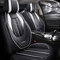 Maipula Auto Sitzauflage Für Lexus Für NX 300h NX300h 5 Sitze Allwetter-Autositzbezug Kunstleder Komfortabler Autositzbezüge,Schwarz und weiß