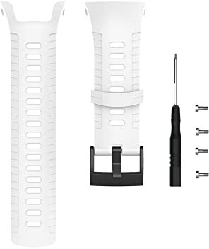 Muovrto Armband für Suunto 5, Ersatzband Silikon wasserdichtes Uhrenarmband für Männer und Frauen