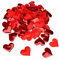 GoldRock Schwamm Herz Konfetti Rot, 100 Stück Herzkonfetti Groß, Herzen Deko Confetti, Konfetti Hochzeit, Streudeko Geburtstag, Tischdeko Herz für Hochzeit Deko, Weihnachten Valentinstag Dekoration