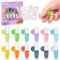 wakaniya Kids Nail Polish Set, 12 Colors Non-Toxic Peel-Off Children Nail Polish Kit with Nail Stickers, Quick Dry Water-Based Kids Nail Varnish Set Gifts for Girls Toddlers
