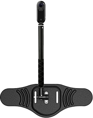 SHEAWA Camera Waist Belt Fixation Back Holder Selfie Stick for Insta360 One x R Sports Camera, Camera Waist Mount Holder for Hiking Traveling (Waist Belt+Selfie Stick)