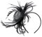 SJTJSPX Bibi de Mariage Femme Fille Fascinator Chapeau Maille Bandeau avec Pince à Cheveux Vintage Elégant Serre Tête Nuptiale Mariée Tea Party Cocktail Photographie Soirée Fête