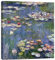 Posterlounge Seerosen, 1916 Leinwandbild von Claude Monet 40 x 40 cm Wandbilder Wanddeko