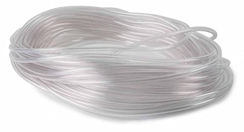 Biotope Aquatics Ltd Clear 4mm/6mm Silicone Airline - Aquarium Fish Tank or Pond Air Line Tube (5m)