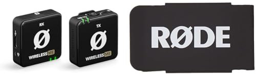 RØDE Wireless ME TX Ultra-kompakter Drahtlos-Mikrofonsystem & Microphones MagClip GO Magnetclip für Wireless GO, MAGCLIPGO, Schwarz