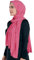 Lina & Lily Maxi Hijab Jersey Premium, Kopftuch Schal Turban für Muslimische Frauen (Dunkelrosa)