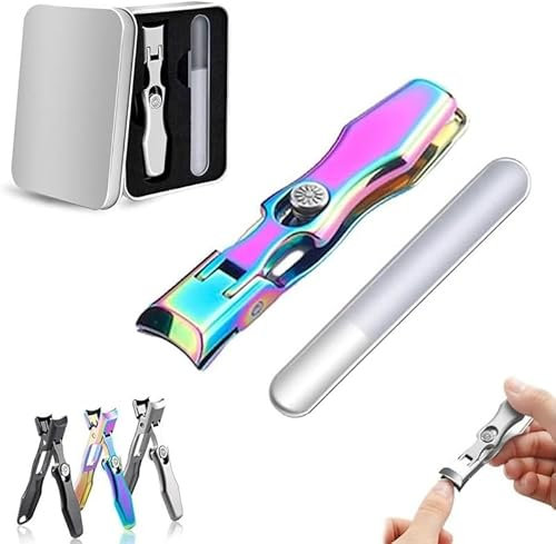 Luxgrip German Toe Nail Clippers - Ultra Sharp Stainless Steel, Professional Fingernail Clipper for Seniors