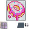 Pixel Art Display Digitaler Bilderrahmen, 32 x 32 Pixel, programmierbare Pixelkunst, LED-Display, DIY, Gaming-Zubehör, digitaler Wecker, Neonlicht für Raumdekoration, einzigartige Beleuchtungsdekorati
