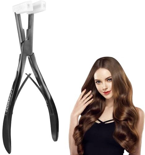 Tape In Haarverlängerungen Zange, Haarverlängerungs Zangen Haar Abdichtung für Textensions Tape, Echthaarverlängerungen Styling Tool Haarverlängerung für Salon professionelle Installation