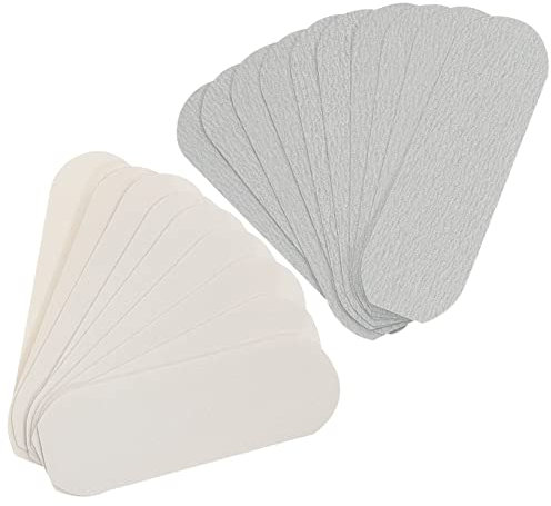 BELLIFFY Fußfeile Ersatz Schleifpapier 20 Stück Nachfüllpads Professionell Fußpflege Für Rissige Trockene Haut Zubehör Zum Entfernen Abgestorbener Haut An Fersen