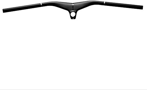 LUOKEKE Manubrio MTB Integrato MTB. Manubrio in Carbonio Aumento 800mm -7 Gradi UD. Bicicletta Opaca XC. Bici da Forno a Forma di Barra Piatta a Forma di Una Forma Manubrio MTB Carbonio(HB-2000-65MM)