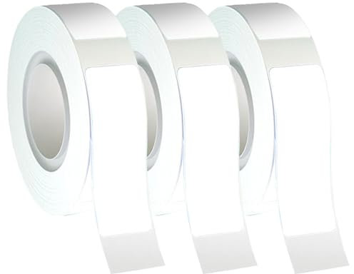 Etikettierband 3 Rollen Etikettenband,12x40mm,Selbstklebend,Thermoetiketten,Etikettenband für PhomemoD30/D32/D35/Q30,MARKLIFE P11/P12/P15,VRETTIHP3/HP4,Mehrzweck-Etiketten für Heim,Schule,Büro