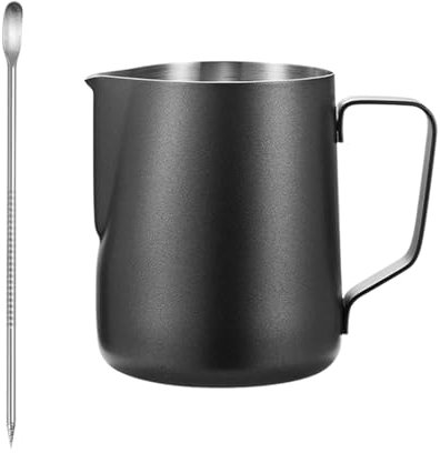 Milk Frothing Pitcher 20oz/600ml,Milk Jug for Coffee Machine,Stainless Steel Milk Jug,for Milk, Cream, Water, Juices, Smoothies.