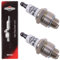 2x Zündkerze für Briggs & Stratton Motoren: BS-SV 992300 992300C 802592S RJ1