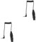 ibasenice 2pcs Microphone Cable Balance Cable Mini Cable Instrument Cable M14 Pipe Clamp Professional Cable Speaker Cable Headphone Cable Guitar Cable Mobile Phone Microphone Black Plastic