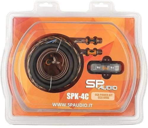 KIT-Set FÜR SP Audio SPK-4C 4 AWG Kabelsatz Verstärker Lautsprecher Boot Pool Hotel Restaurant Pizzeria Pub Bar, 1 Satz
