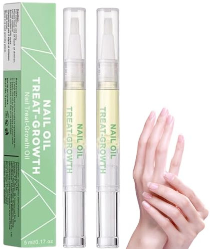 2PCS Radiant Nail Growth Oil,Cuticle Oil for Nail,Cuticle Nail O/il,Radiant Nail Growth Oi/l Pen,Nail Growth O/il,Cuticle Moisturizer & Nail Strengthener,Finger Edge Manicure Nourishing Pen