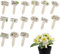 Acunny Juego de 15 marcadores para plantas, marcadores decorativos en forma de T para invernadero, cultivo, jardín, interior y exterior, así como camas elevadas