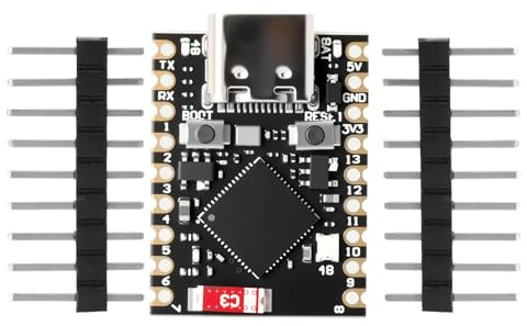 AYWHP ESP32-S3 Mini Placa Base de Desarrollo, WiFi Bluetooth IoT con Procesador Dual Core 160 MHz, 2.4 GHz Wi-Fi, 1 Unidad